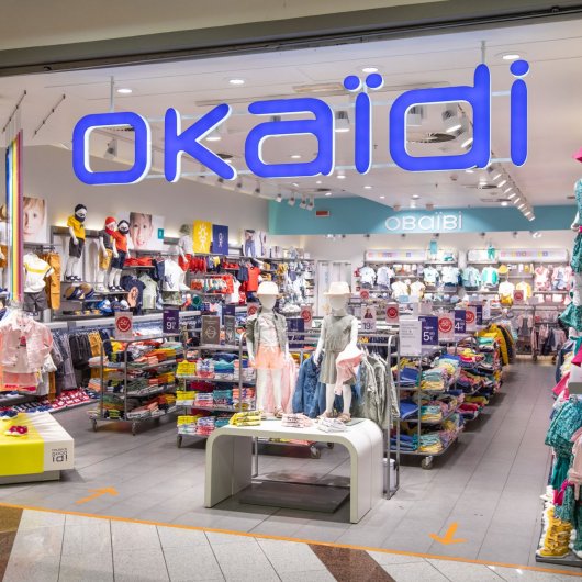 Scarpe da tennis in tela senza lacci Blu bimbo Okaïdi \u0026 Obaïbi